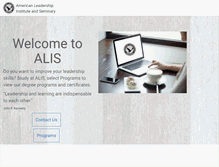 Tablet Screenshot of americanls.org